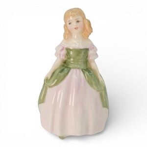 Royal Doulton Ceramic Figurine in Green and Pink HN 2338 “Penny”